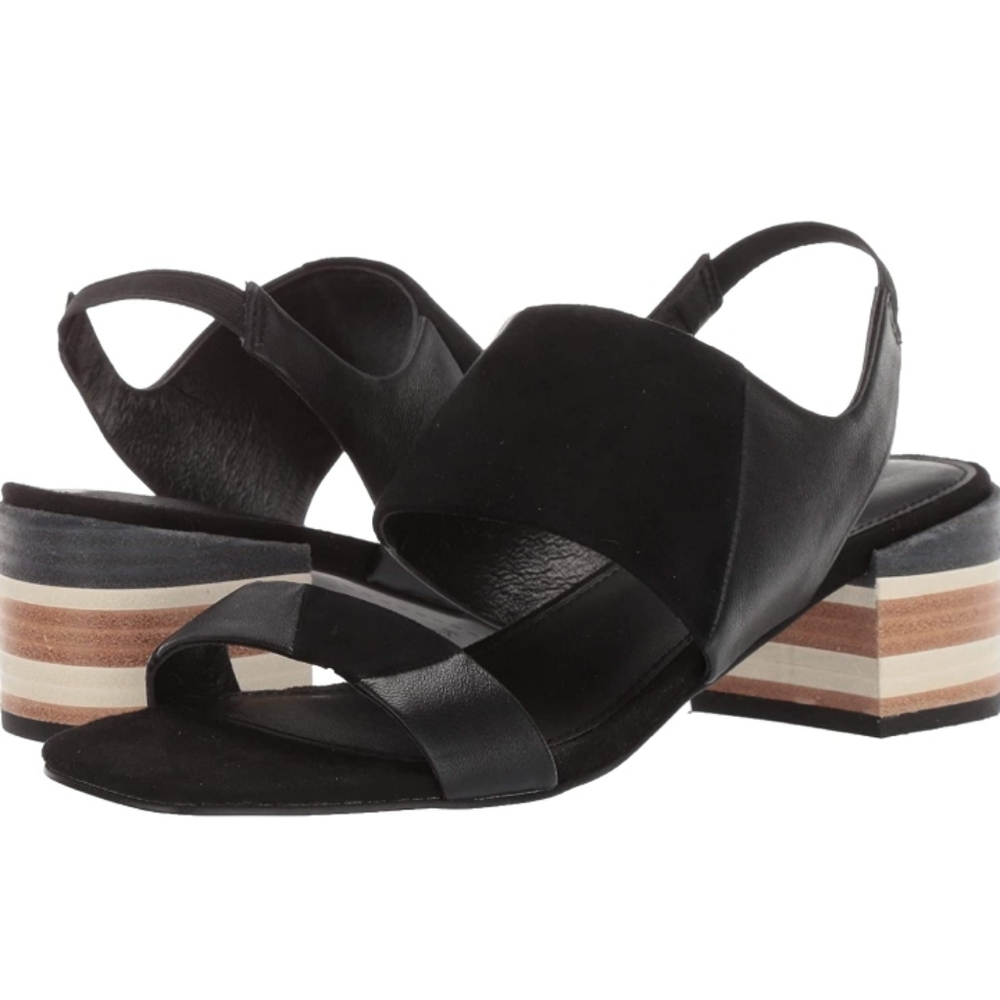Anthro Kelsi Dagger Shyloh block heel sandals